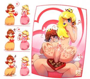 hentai princess peach and daisy porn - Peach And Daisy Valentine's Day by pokilewd - Hentai Foundry