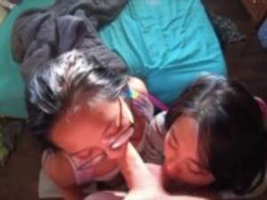 2 asian teen blowjobs - 2 Cute Asian Teens Giving a Lucky Guy the best Blowjob in this Awesome  Threesome - Pornhub.com