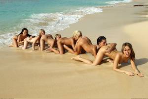lesbian nude beach models - orgy Nude beach lesbian