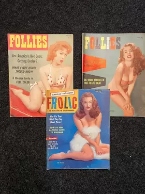 50s Vintage Porn Magazines - Original 1950 Adult Entertainment Magazines - No Nudity - Risque Pictures  Only | eBay