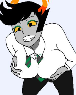 Homestuck Straight Porn - My art of Lanque! [Warning: Maybe a bit lewd but I dunno] : r/homestuck