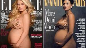Demi Moore Sex - Jessica Simpson nude Elle cover mimics Demi Moore | WJLA