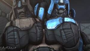 Halo Butt Porn - No Staring! (Halo: Reach Kat Anal SFM Animation) Porn Video