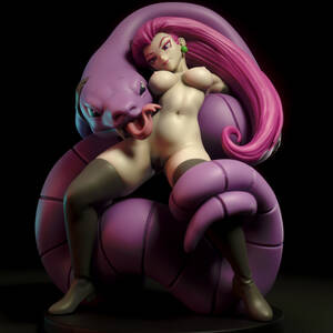 3d Porn Arbok - Jessie and Arbok NSFW - 3D printing by Torrida on Newgrounds