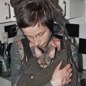 Dreadlocks Punk Porn - dreads tattoos and a hairless cat, does it get any better?