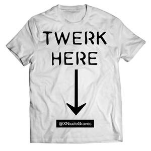 Nicole Graves White Shirt Porn - Nicole Graves Apparel > Nicole Graves White T-Shirt