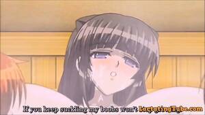Anime Lesbian Sucking - Lesbian Hentai Big Boobs Sucking Compilation 2 - EPORNER