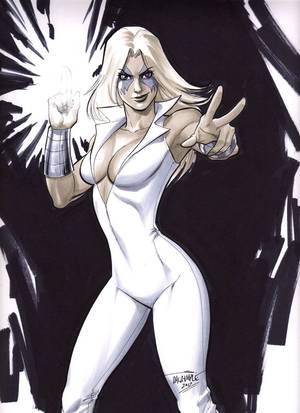 Dazzler X Men Porn - Sexy Dazzler X-Men Wolverine Phoenix original art by Scott Dalrymple CGC it?