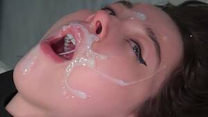 girl soaked in cum facial - Faces soaked in sperm watch online or download