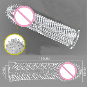 Dildo Condom Porn - candiway Delay erection cock Sleeve vibrator Full Cover Penis Ring Reusable  Impotence Extensions G spot porn Sex toys Men-in Penis Rings from Beauty ...