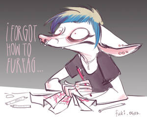 Furry Shitting Porn - Fuki likes to draw â€” yesterday I wanted to draw some furry porn andâ€¦ I...