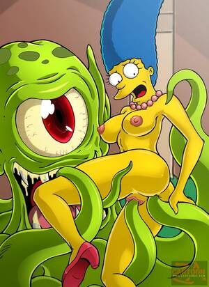 Marge Simpson Cartoon Porn - XXX Toon Oops: Marge Simpson Fucked by Kodos