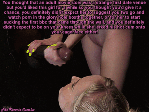 Gloryhole Creampie Caption Porn - glory hole fantasy gif @ xGifer