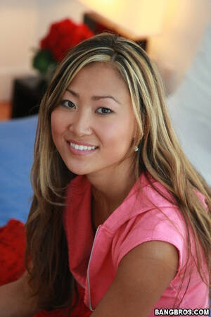 asian porn star blonde - little blonde asian fuckiing on top of a giant black cock - Pichunter