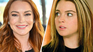 Big Boob Lindsay Lohan - Lindsay Lohan Was Self-Conscious During Freaky Friday