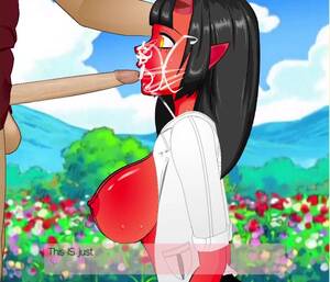 huge demon cock toon - Little succubus demon slut worships big cock and gets her face plastered in  cum watch online