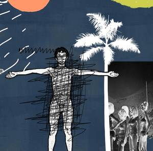 czech teen nudists - Nudist Pop Art Bikini Girls Palmtree Vintage Ocean Dada - Etsy