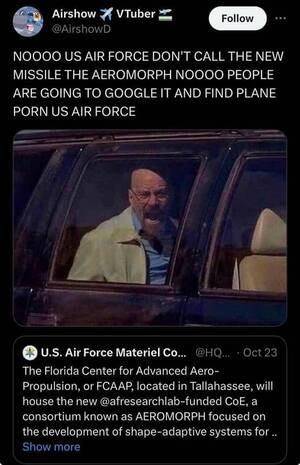 Co Using Porn Captions - Have we talked about the AEROMORPH yet? No, not that aeromorph, the other  one. This is a different level of noncredible than I'm used to. This is  what the MIC is all