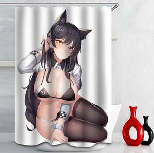 anime big breasts naked - Anime Big Breasts Big Ass Girl Nude Print Shower Curtain Bathroom Supplies  Waterproof Bathroom Decoration with Hook : Amazon.ca: Home