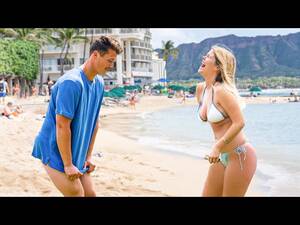 naked beach sucking - NO PANTS ON THE BEACH PRANK!! - YouTube