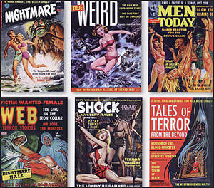 From The 1800s Vintage Porn Comics - THE ART OF PULP HORROR An Illustrated History â€“ Buds Art Books