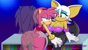 Amy Rose Anime Porn - Rouge The Bat Watches Amy Rose Get Plowed - FAPCAT