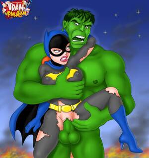 King Of The Hill Porn Spanking - Porn Batgirl rocking on Hulk's long dong while Hank - Picture 1 ...