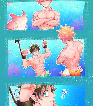 naked mermaid hentai - Asanuno] Mermaid DeKatsu Misunderstanding â€“ Boku no Hero Academia dj [JP] -  Gay Manga | HD Porn Comics
