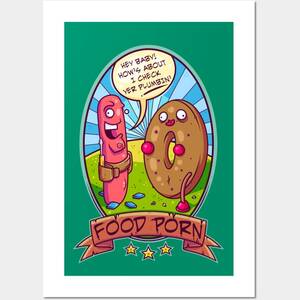 Food Porn Art - Food Porn - Green - Posters and Art Prints | TeePublic