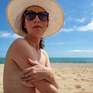 average girls topless beach tits - Young Girl On Nude Beach In Spain Poster by Cavan Images - Fine Art America