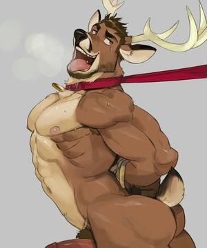 Bull Furry Yaoi Porn - Red Dragon, Gay Art, Furry Art, Deer, Porn, Xmas, Red Deer, Reindeer,  Sambar Deer