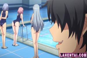 hentai bathing suit - Hentai babe in swimsuit gets analed | Any Porn