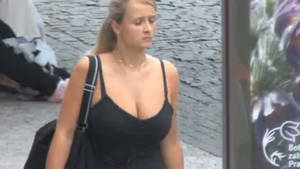 massive tits walking - The best amateur compilation of busty girls walking on the street