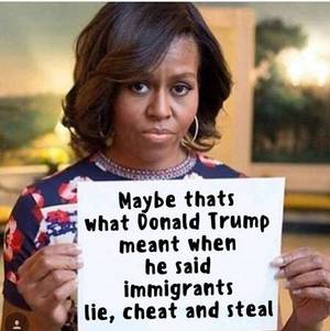 Michelle Obama Porn Comix - Maybe That's What Trump Meant