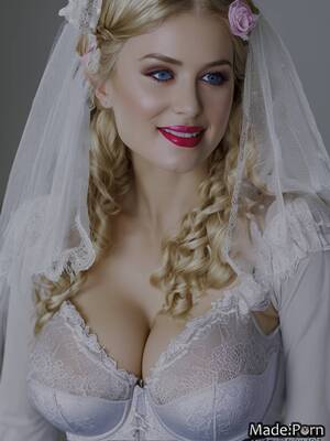 French Bride Porn - Porn image of victorian wedding french braid white big tits woman fairer  skin created by AI