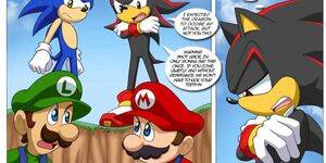 Mario Sonic Porn - Mario and Sonic ultimate crossover fantasy group sex [ HD PMV ] -  Tnaflix.com