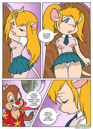 gadget hackwrench nude cartoons - Chip n Dale- Rescue Rangers - Porn Cartoon Comics