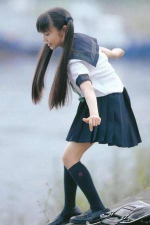japanese upskirt unifoarm sailor - School uniforms, a common site in Japan. I wish they would enforce uniforms  for