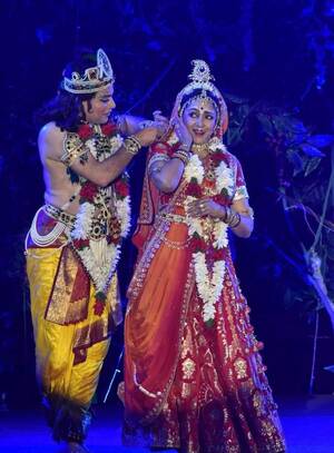 Hema Malini Porn - Hema Malini performing yesterday in Mathura. So very graceful and  beautiful. : r/BollyBlindsNGossip