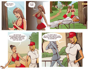Cheerleader Blowjob Cartoon - Cheerleader Camp Facefuck Massacre - Porn Cartoon Comics