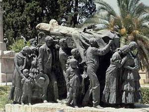 Grave Yard Hispanic Porn - Seville Cemetery, Madrid - grave of Joselito who was a revered bullfighter  who was gored