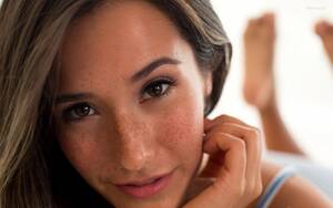 Freckled Pornstar - pornstar, freckles, girl, Eva Lovia, face - wallpaper #124404 (1920x1200px)  on Wallls.com