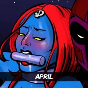 Magneto And Mystique Porn - Magneto and Mystique, Erotic porn illustration couple superheroes porn  fanart