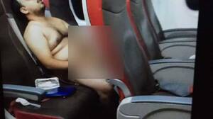 Forced Grope Porn - Passenger arrested after stripping naked to watch porn and commit sex act  in his seat before 'attacking air hostess' - Mirror Online