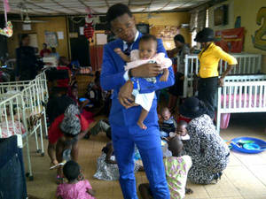 Motherless Baby Porn - Franky Dubem Mr. Teen Anambra State, visited the Red Cross Motherless Babies  Home in Anambra State. Like they say, Charity begins at home.