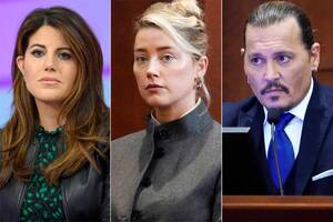Amber Heard - Monica Lewinsky Says Johnny Depp-Amber Heard Trial Is 'Courtroom Porn'