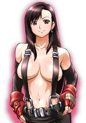 kingdom anime and cartoons naked - Suspenders, Tifa Lockhart by Ueyama Michirou.