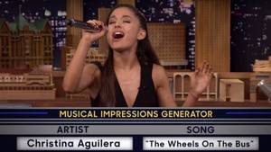 Cheerleader Ariana Grande Porn Caption - Not only is a Ariana Grande a gifted vocalist, she's also a top-notch  celebrity impersonator. Who knew?