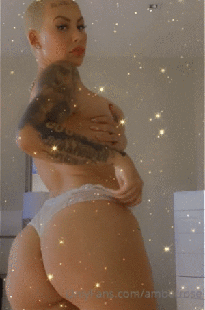 Amber Rose Anal Porn Gif - Amber Rose Spreads Ass