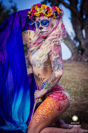 Day Of The Dead Nude Porn - Venus Starr - Dia de Los Muertos on Behance